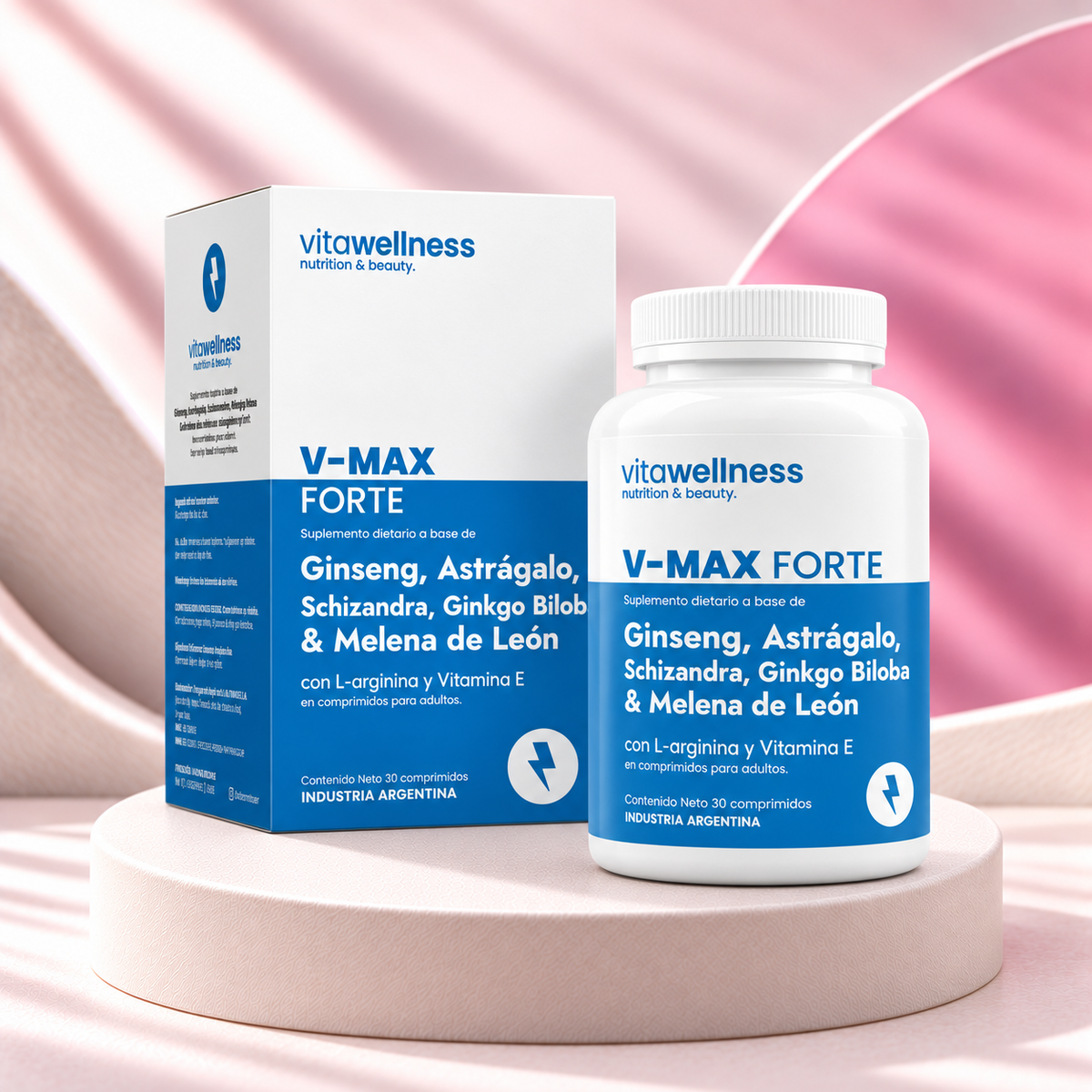 V-Max Forte Comprimidos - Vitawellness 30 Comprimidos