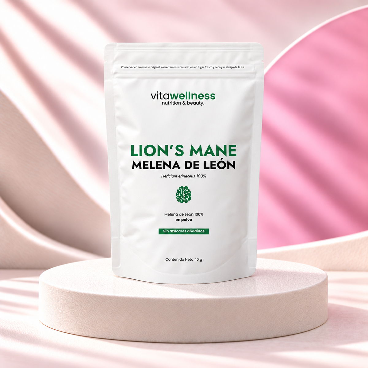 Melena de León Polvo 40 g - Vitawellness
