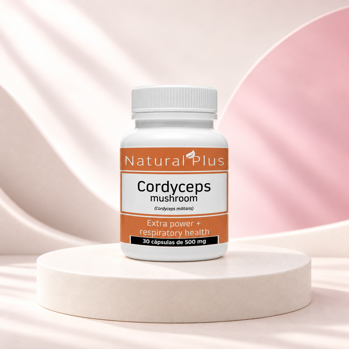Hongo Cordyceps - Natural Plus (30 Cápsulas)